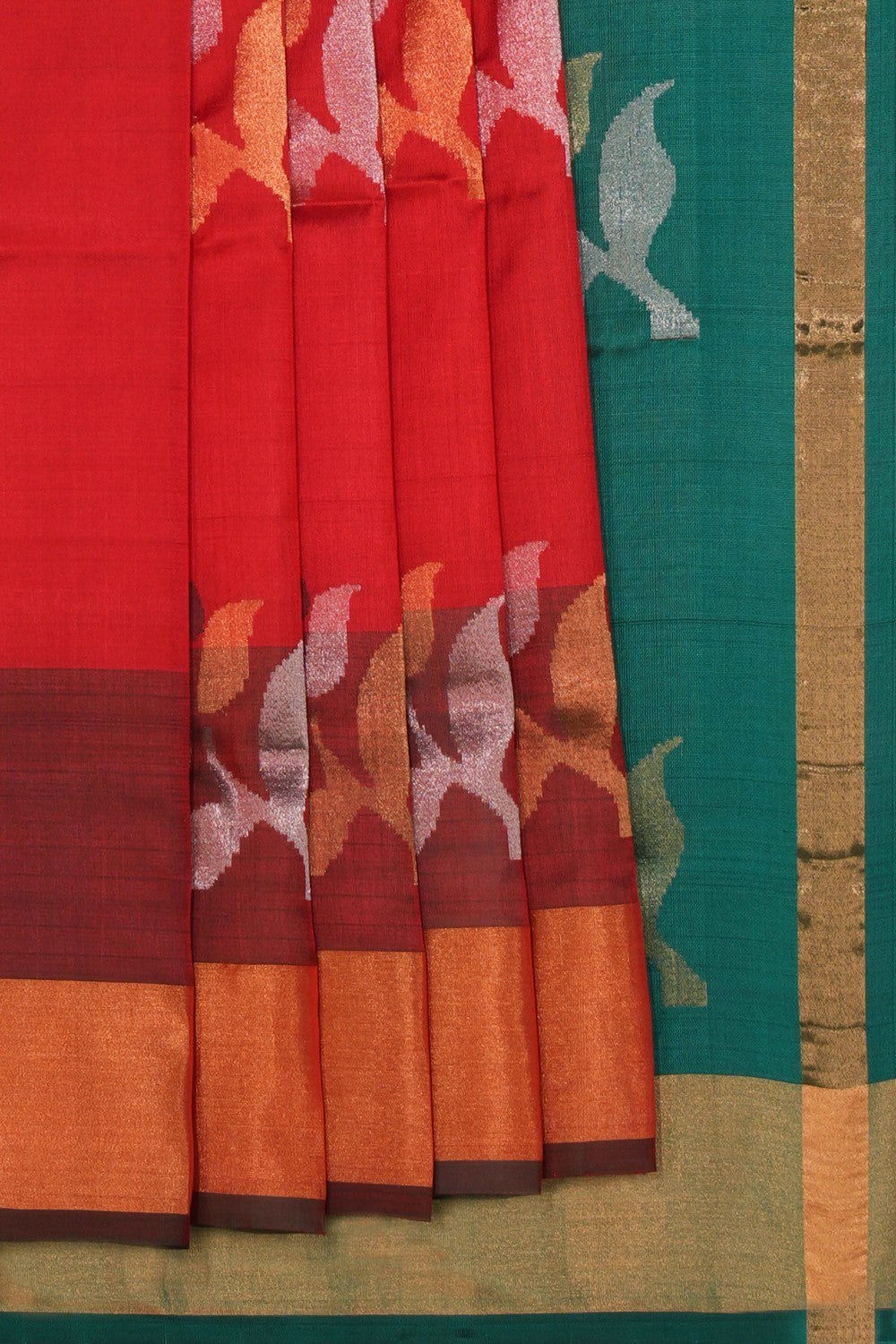 Uppada Silk Red Saree