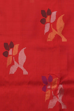 Image of Uppada Silk Red Saree