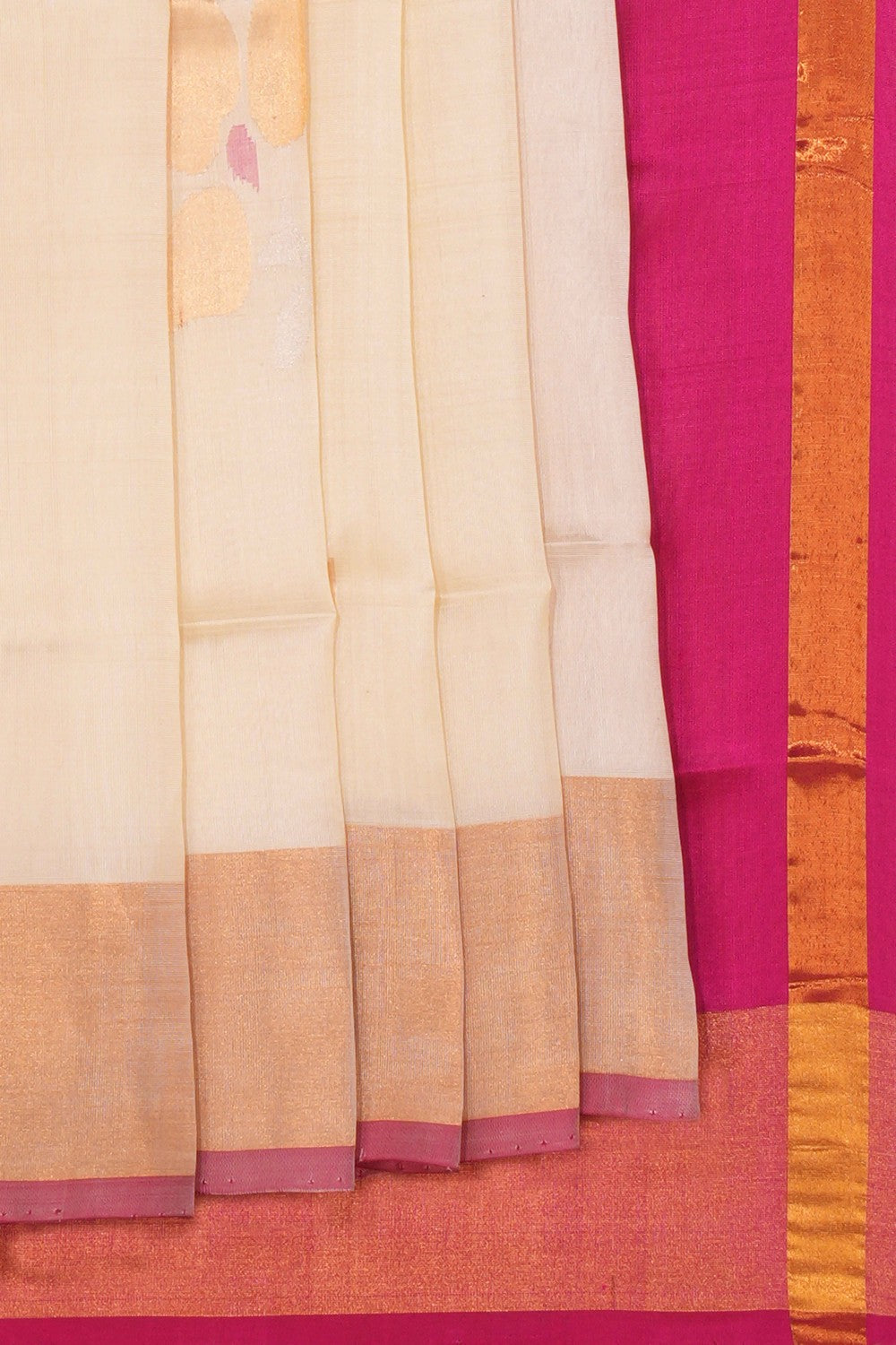 Uppada Silk Ivory Off-White Saree