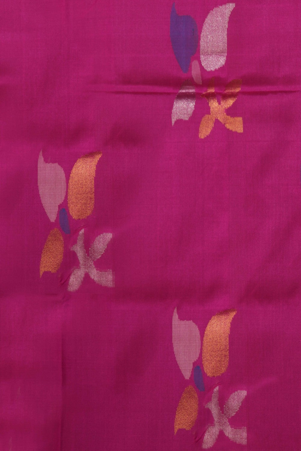 Uppada Silk Magenta-Pink Saree