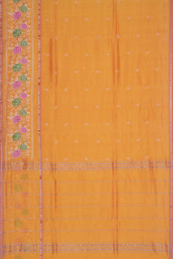 Image of Mangalgiri Silk Embroidery Saree