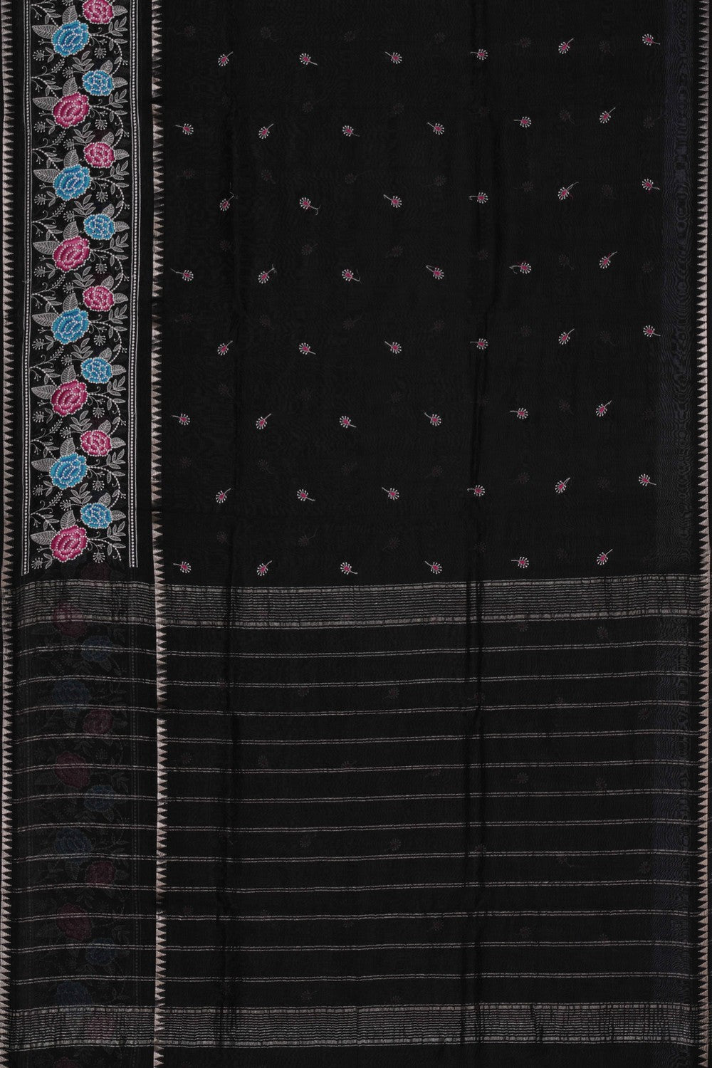 Mangalgiri Silk Embroidery Saree