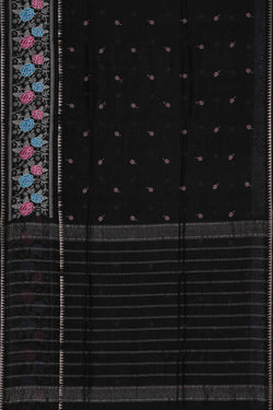 Image of Mangalgiri Silk Embroidery Saree