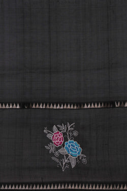 Image of Mangalgiri Silk Embroidery Saree