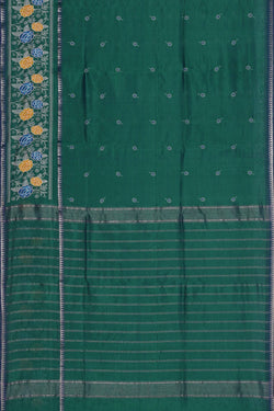 Image of Mangalgiri Silk Embroidery Saree