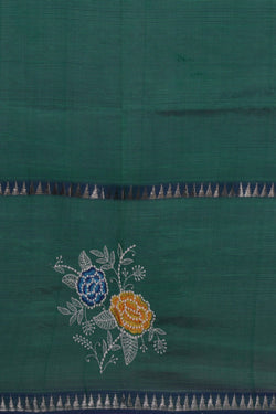 Image of Mangalgiri Silk Embroidery Saree