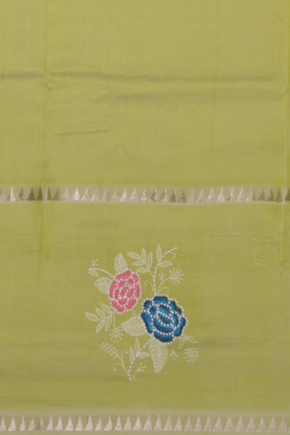 Mangalgiri Silk Embroidery Saree