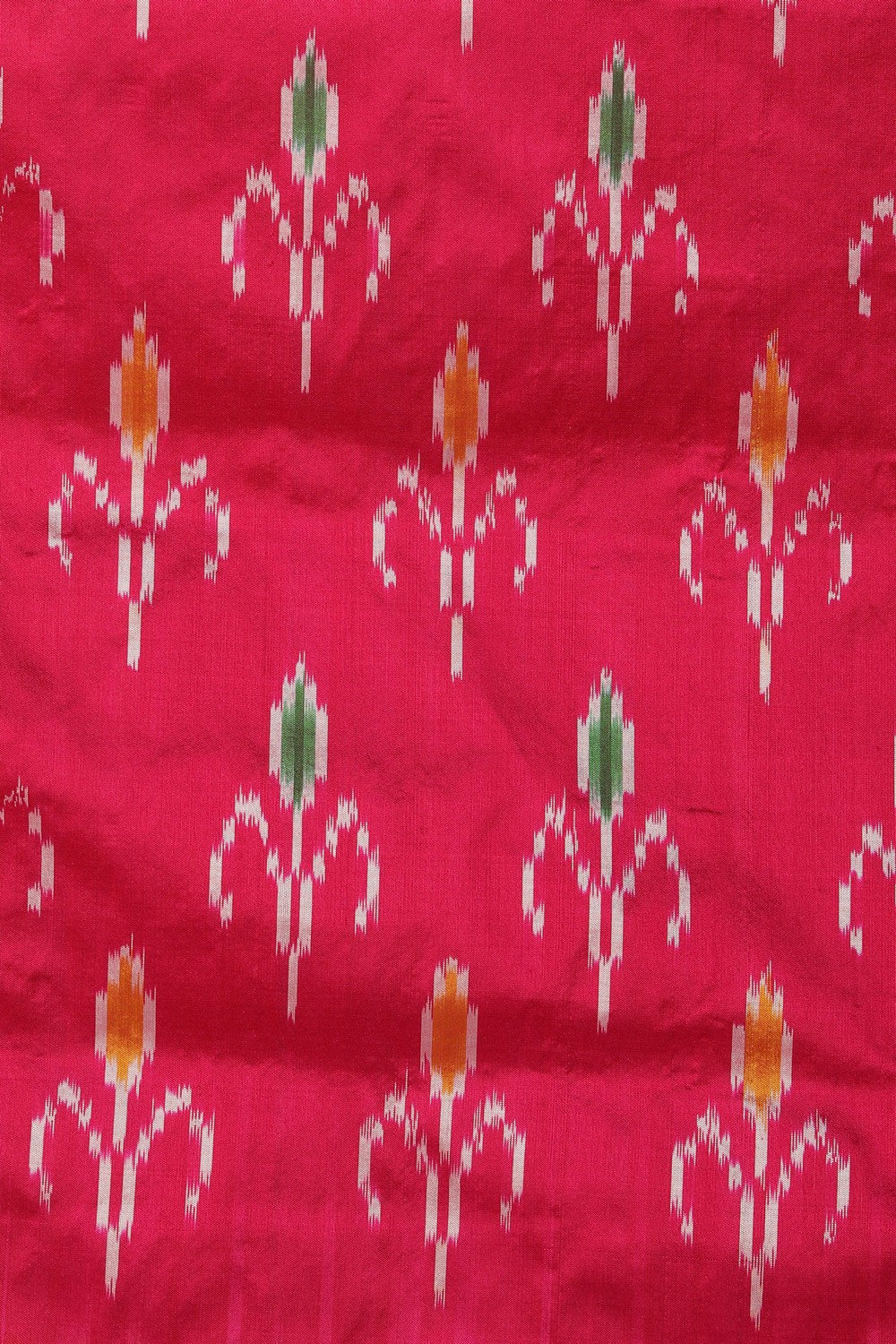 Pochampally Ikat Silk Pink Saree