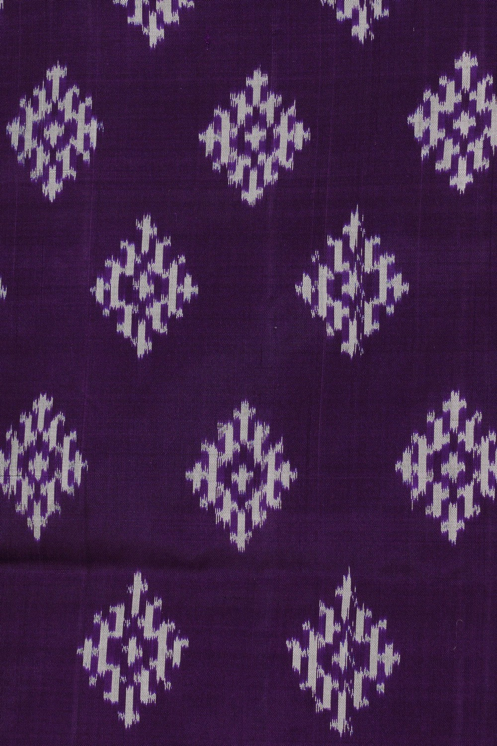 Pochampally Ikat Silk Violet Saree