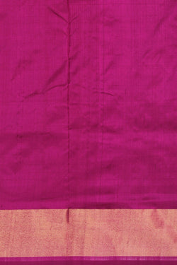 Image of Pochampally Ikat Silk Green Saree