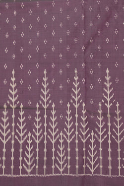 Image of Pochampally Ikat Silk Purple Saree