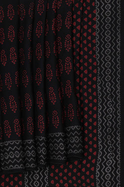 Image of Bagru Block Printed Saree