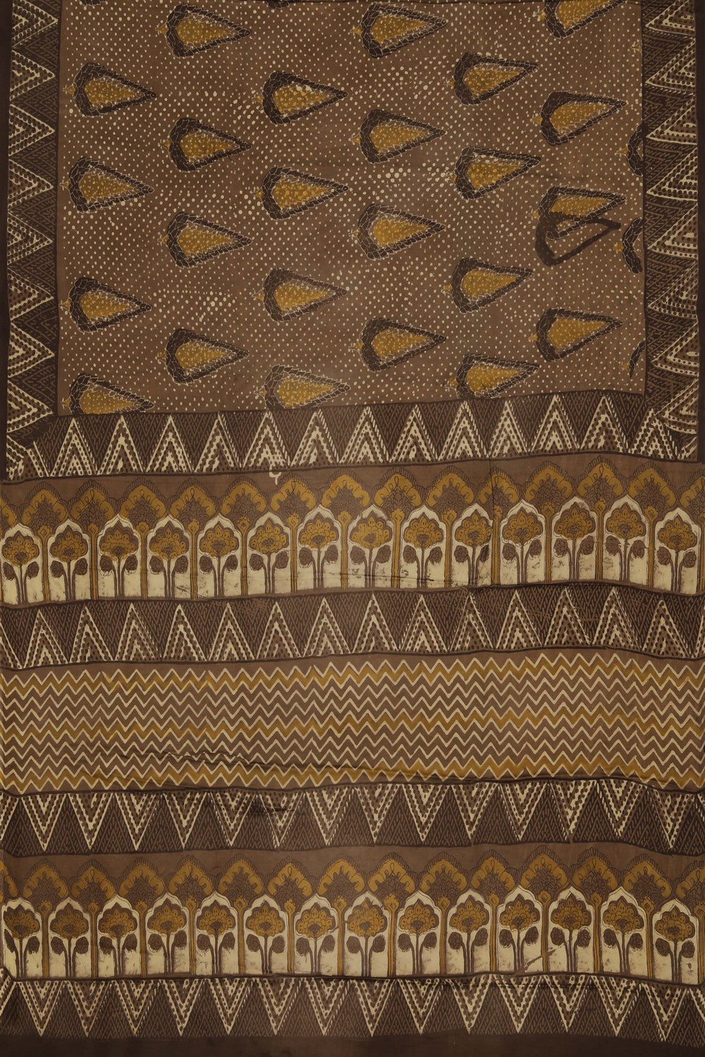 Image of Bagru Block Printed Saree