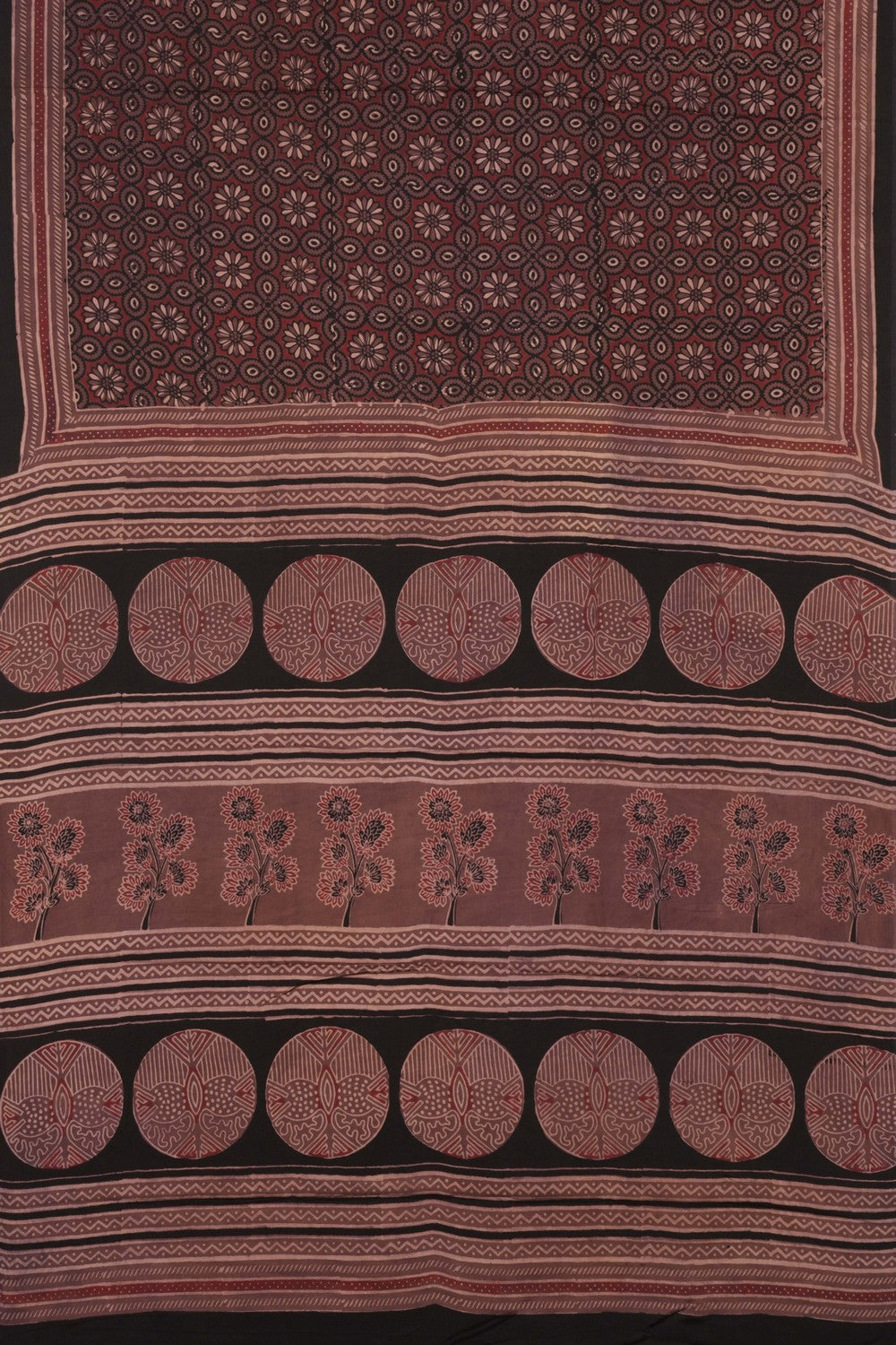 Bagru Block Printed Saree