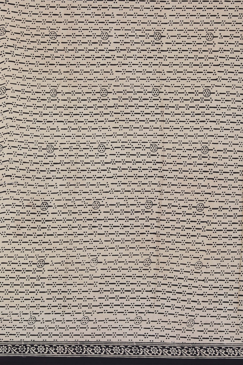 Image of Bagru Block Printed Saree