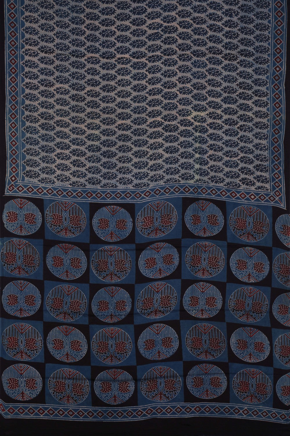 Bagru Block Printed Saree