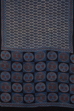 Image of Bagru Block Printed Saree