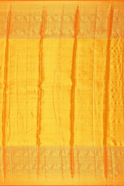 Image of Kanchipattu Olive Green Tissue Brocade Saree