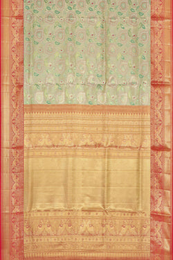 Image of Kanchipattu Green Saree