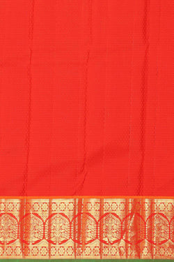 Image of Kanchipattu Yellow Brocade Saree