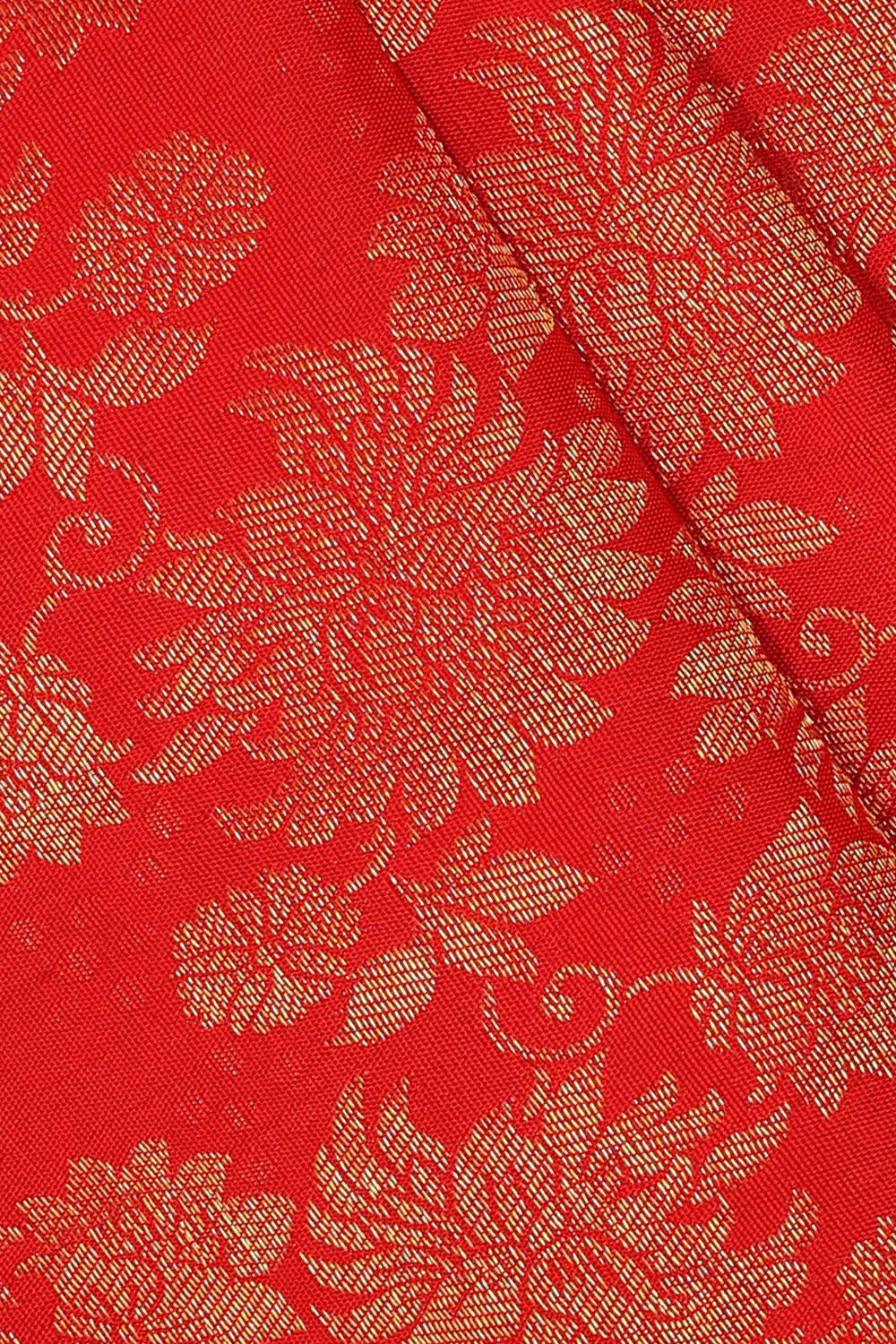 Kanchipattu Red Brocade Saree