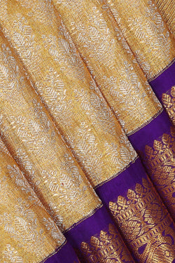 Image of Kanchipattu Gold Tissue Brocade Saree