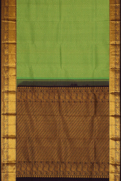 Image of Kanchipattu Green Brocade Saree