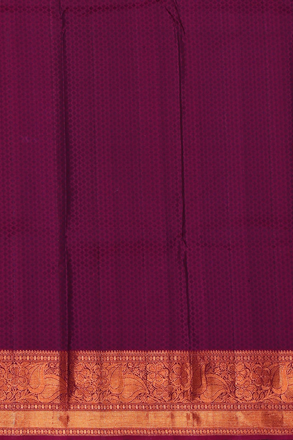 Image of Kanchipattu Violet Brocade Saree
