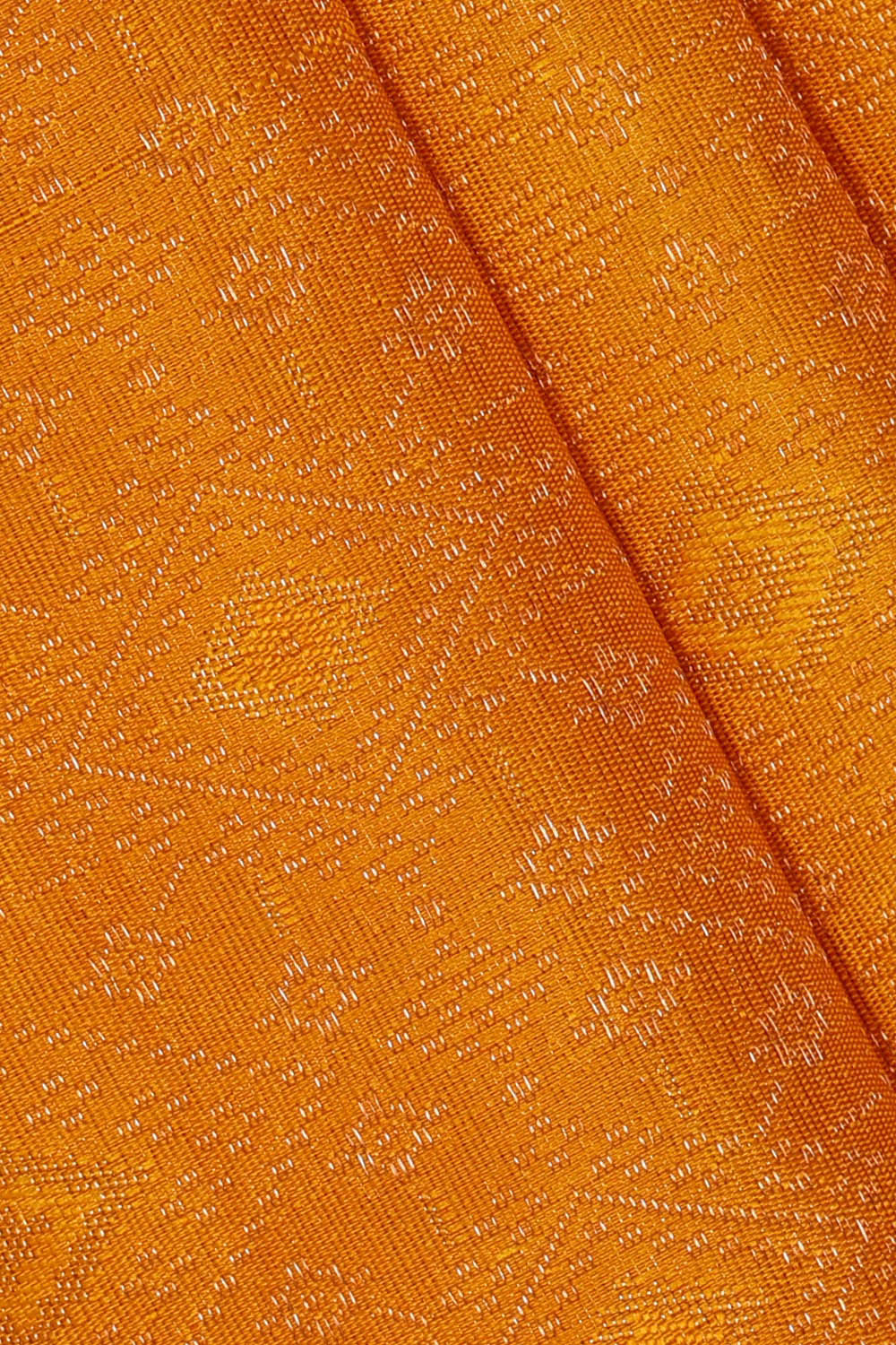 Image of Kanchipattu Mustard Yellow Brocade Saree
