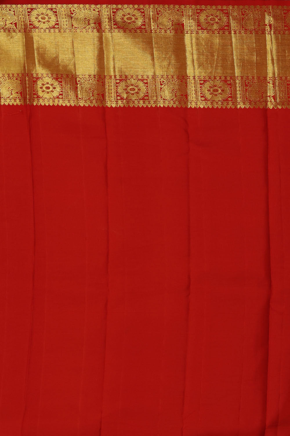 Image of Kanchipattu Bottle Green Brocade Saree
