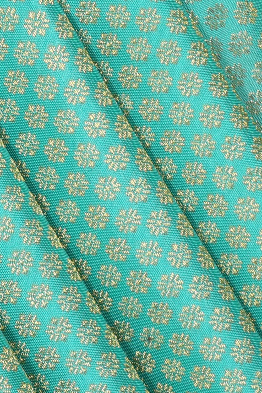 Kanchipattu Light Blue Brocade Saree