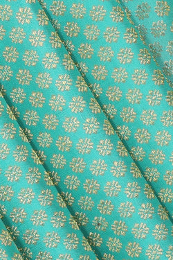 Image of Kanchipattu Light Blue Brocade Saree