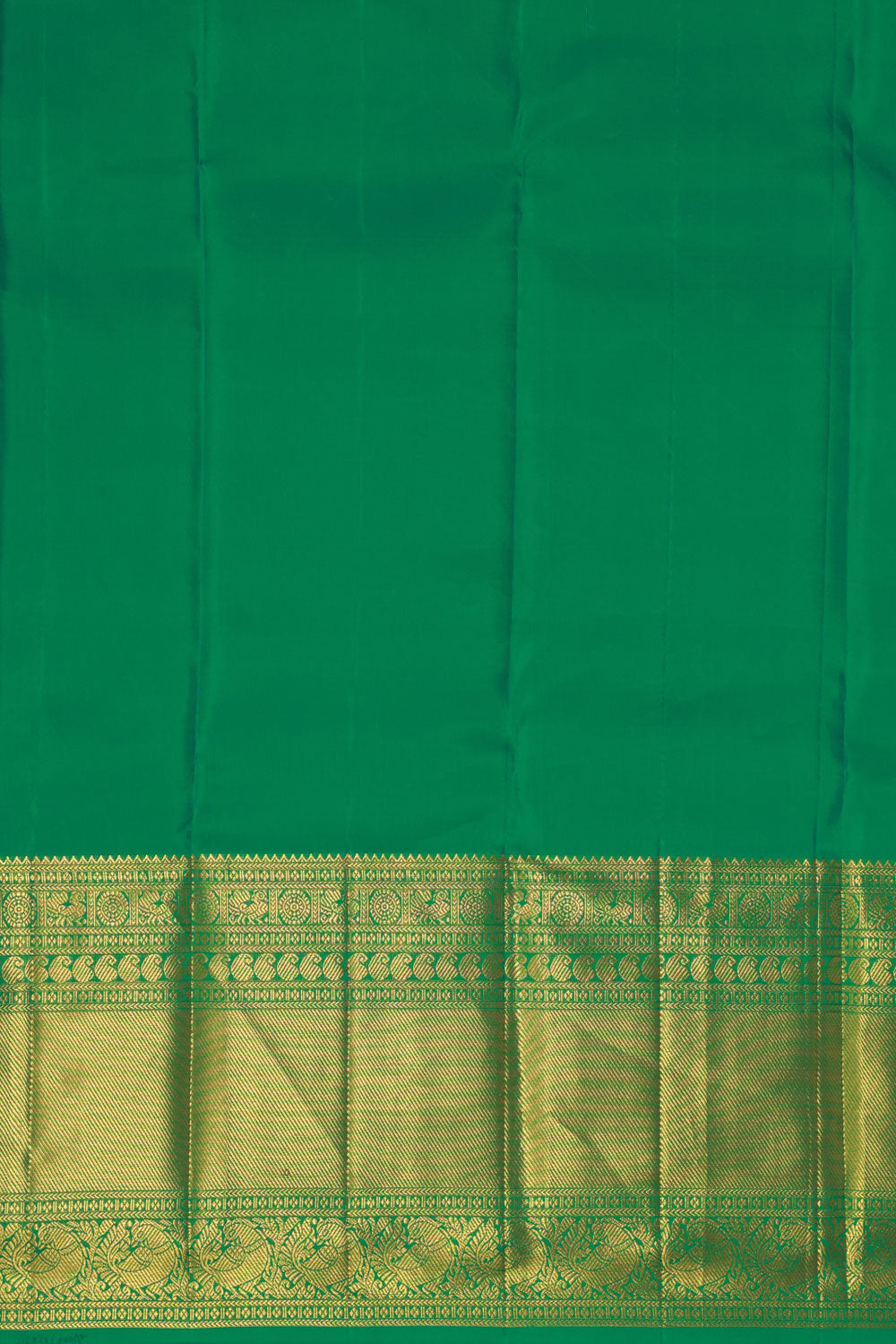 Image of Kanchipattu Orange Brocade Saree