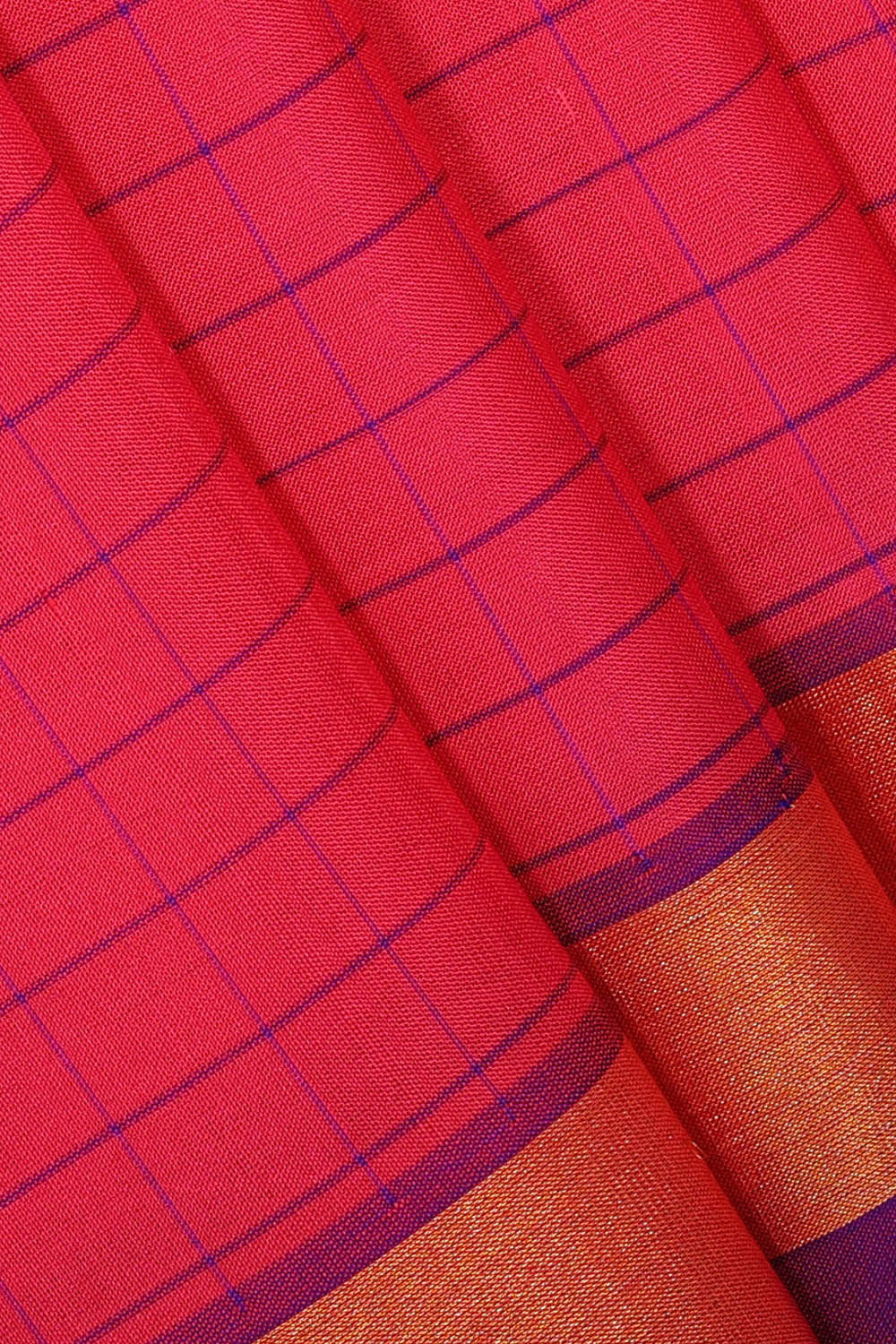 Uppada Silk Dark Peach Saree