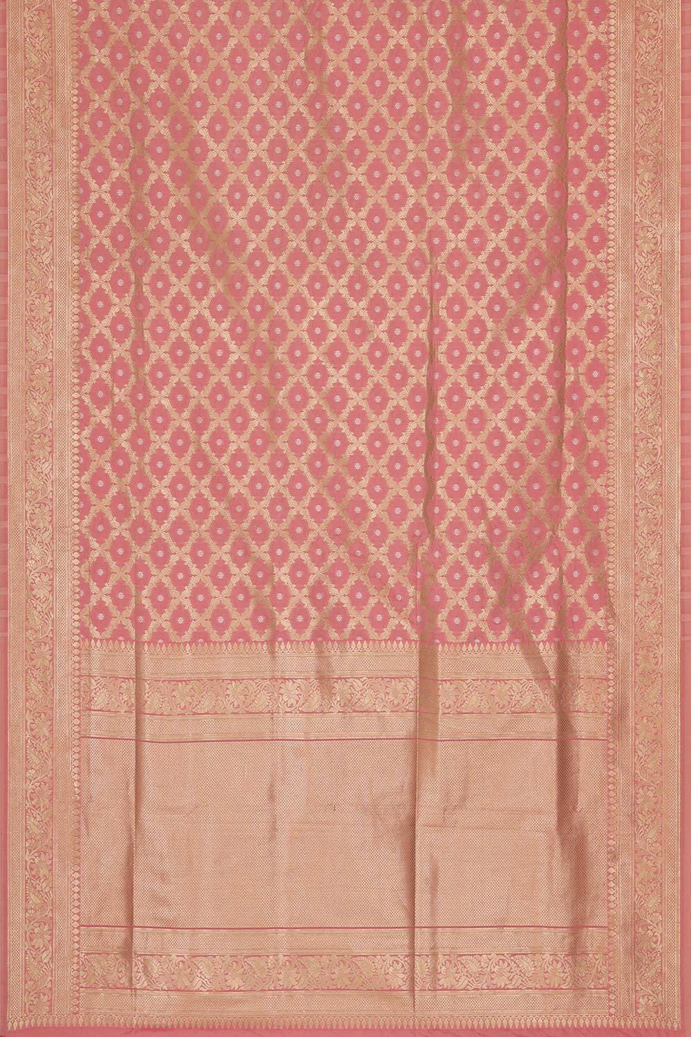 Banarasi Silk Light Onion Pink Saree