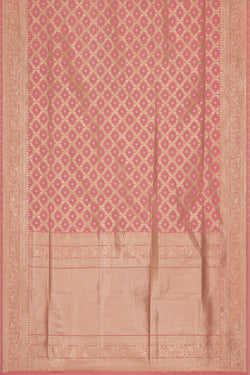 Image of Banarasi Silk Light Onion Pink Saree