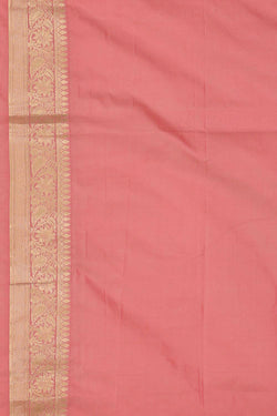 Image of Banarasi Silk Light Onion Pink Saree