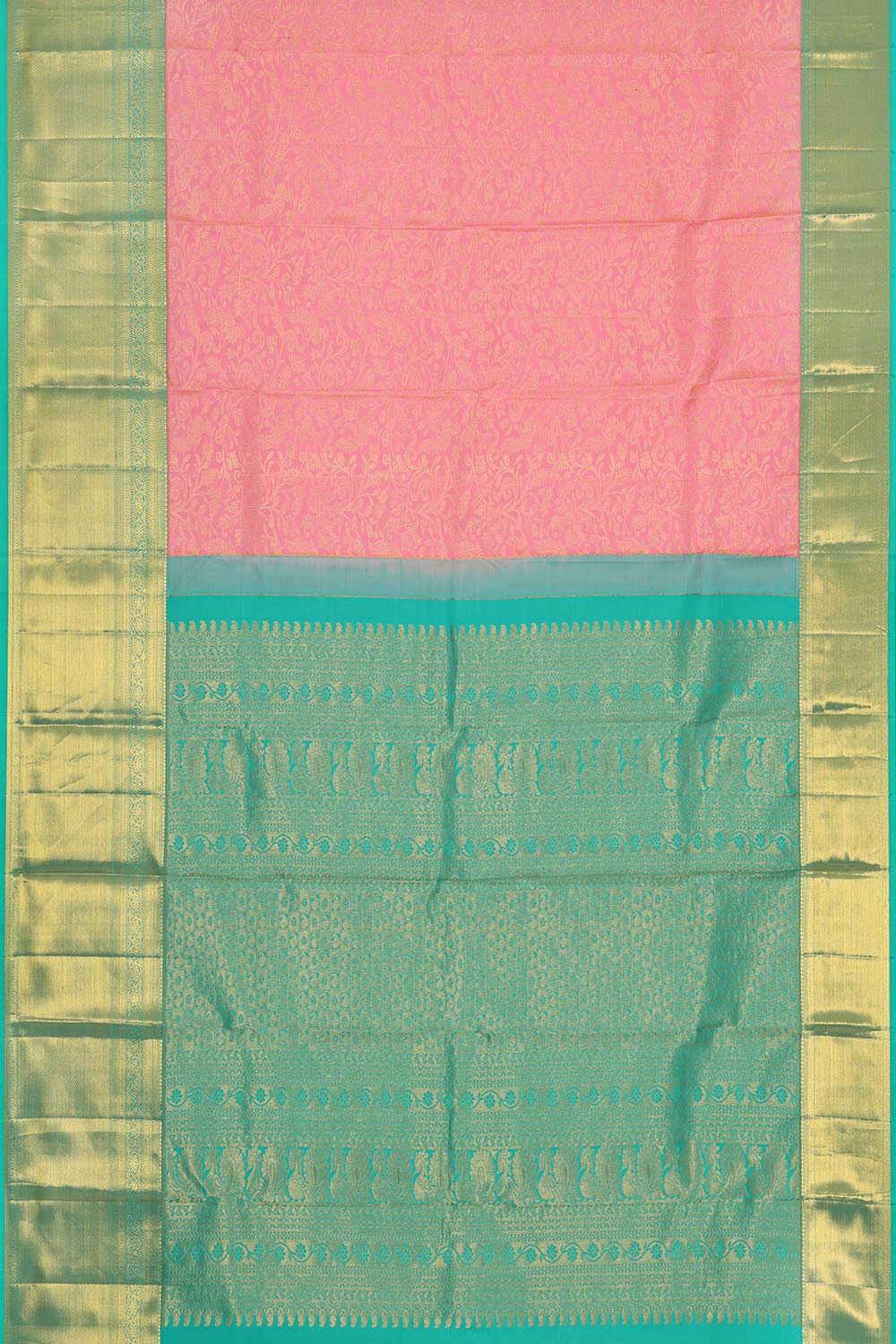 Image of Kanchipattu Pink Saree