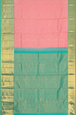 Collection of Kanchipattu Pink Saree in a gallery layout