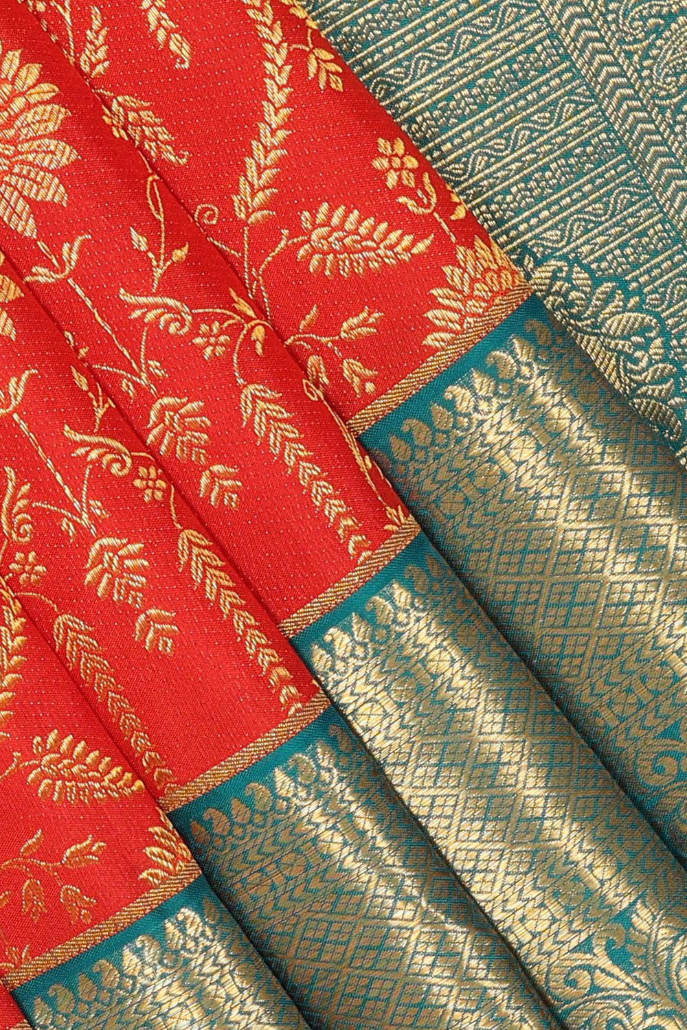 Image of Very Pretty Red Saree