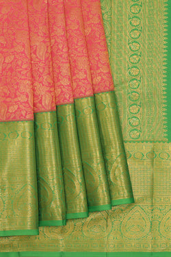 Collection of Kanchipattu Pink Saree in a gallery layout