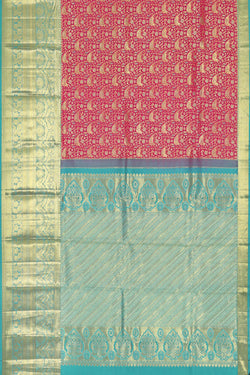 Collection of Kanchipattu Pink Saree in a gallery layout