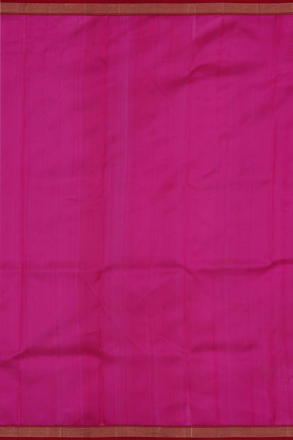 Collection of Chanderi Pink Saree in a gallery layout