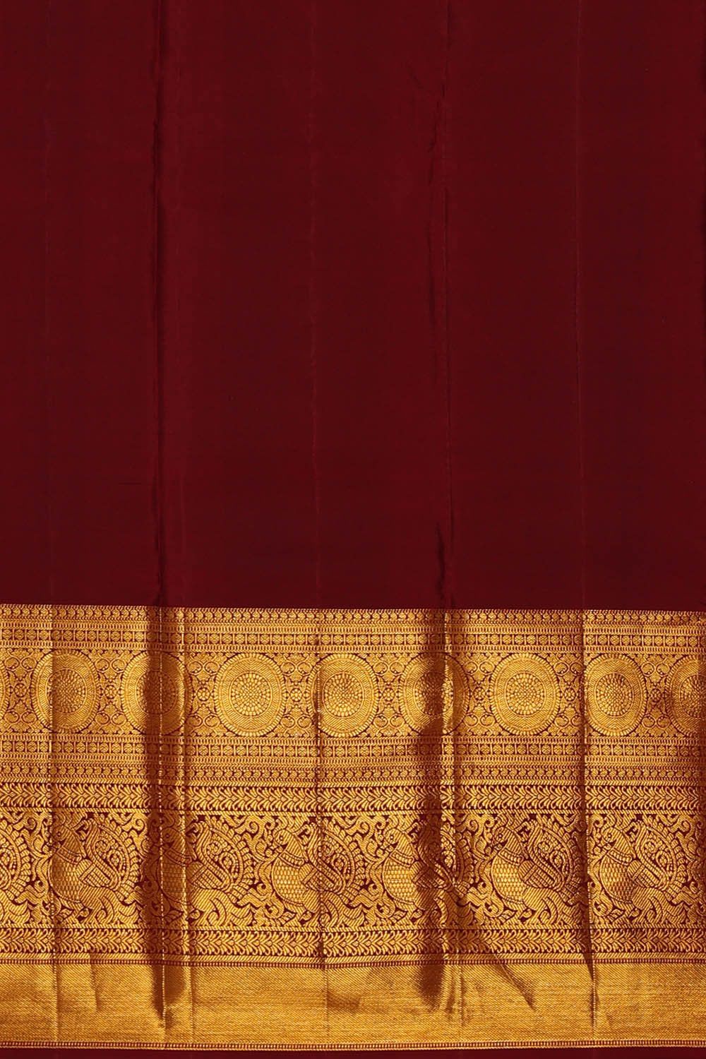 Image of Kanchipattu Blue Brocade Saree