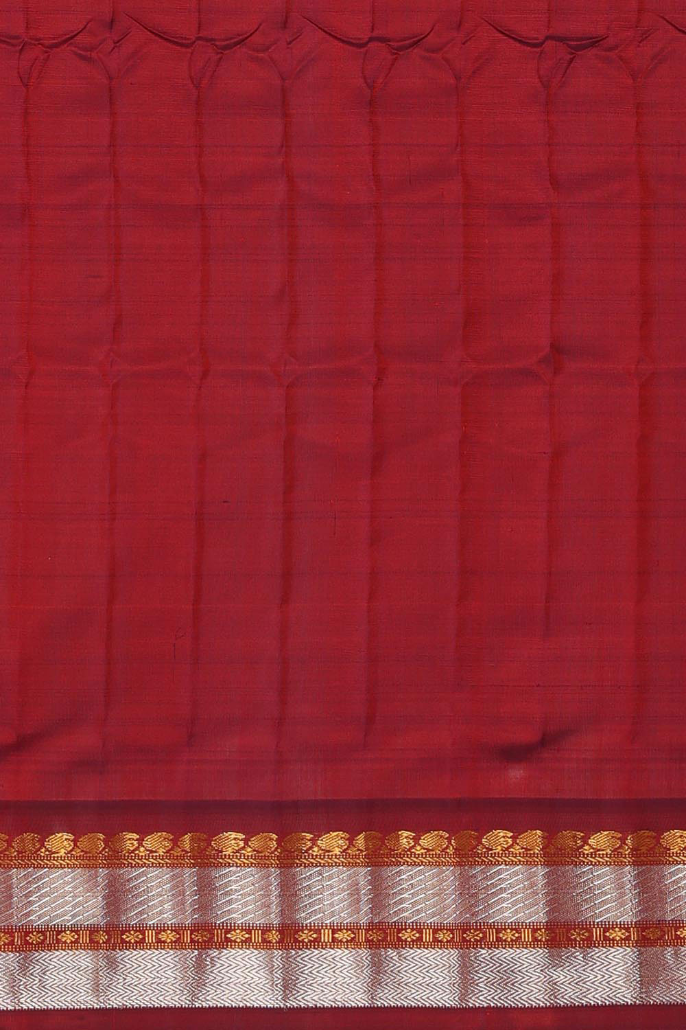 Image of Gadwal Silk Green Saree