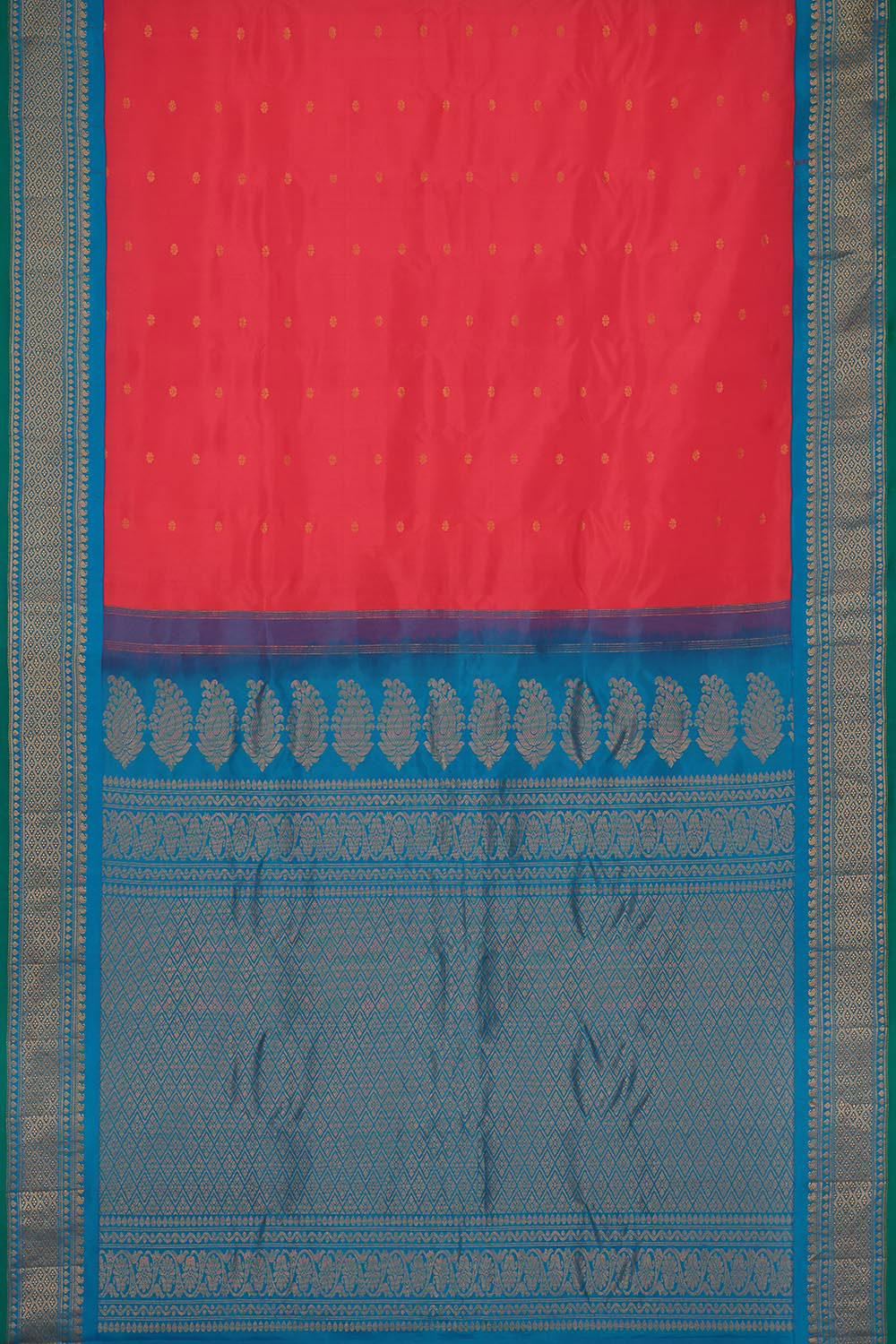 Gadwal Silk Pink Saree