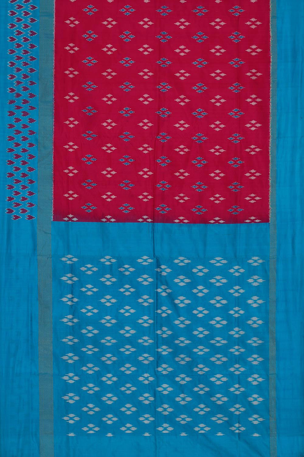 Pochampally-Silk Pink Saree