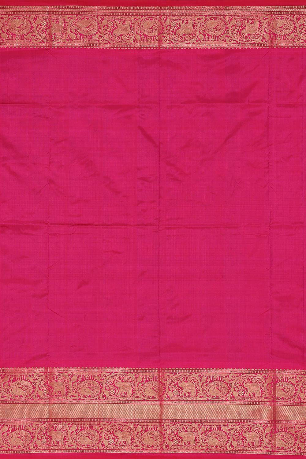 Collection of Pochampally-Silk Pavada Unstitched Set in a gallery layout