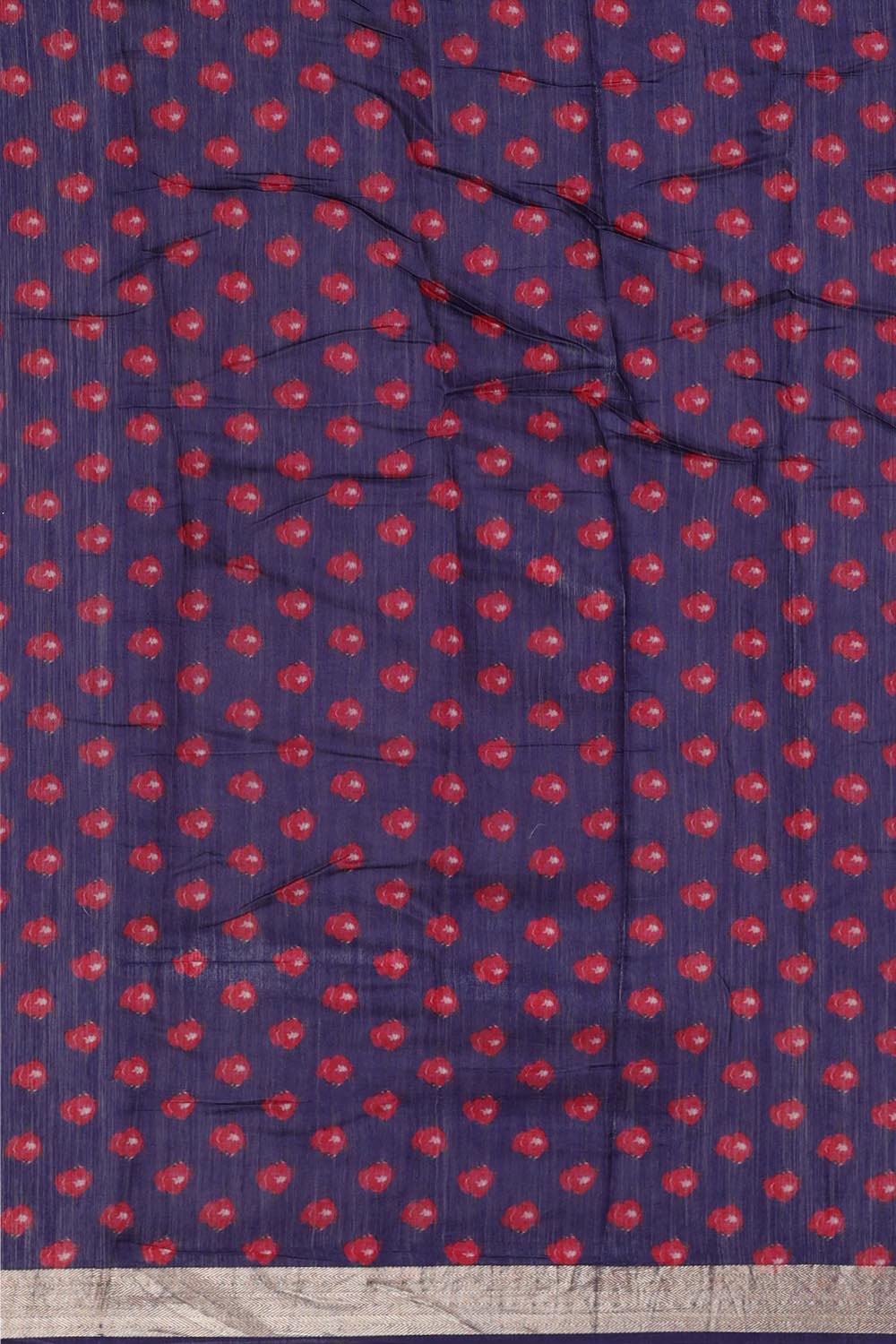 Image of Banarasi Tussar-Silk Peach Saree