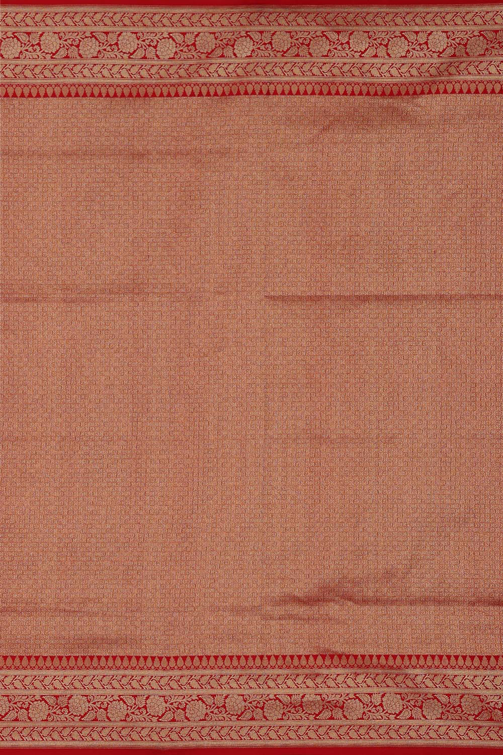 Image of Banarasi Silk Deep-Wine Red Saree